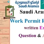 Work Permit Receiver at Saudi Aramco Questions and Answers