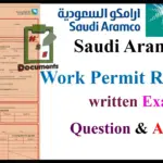 Work Permit Receiver at Saudi Aramco Questions and Answers