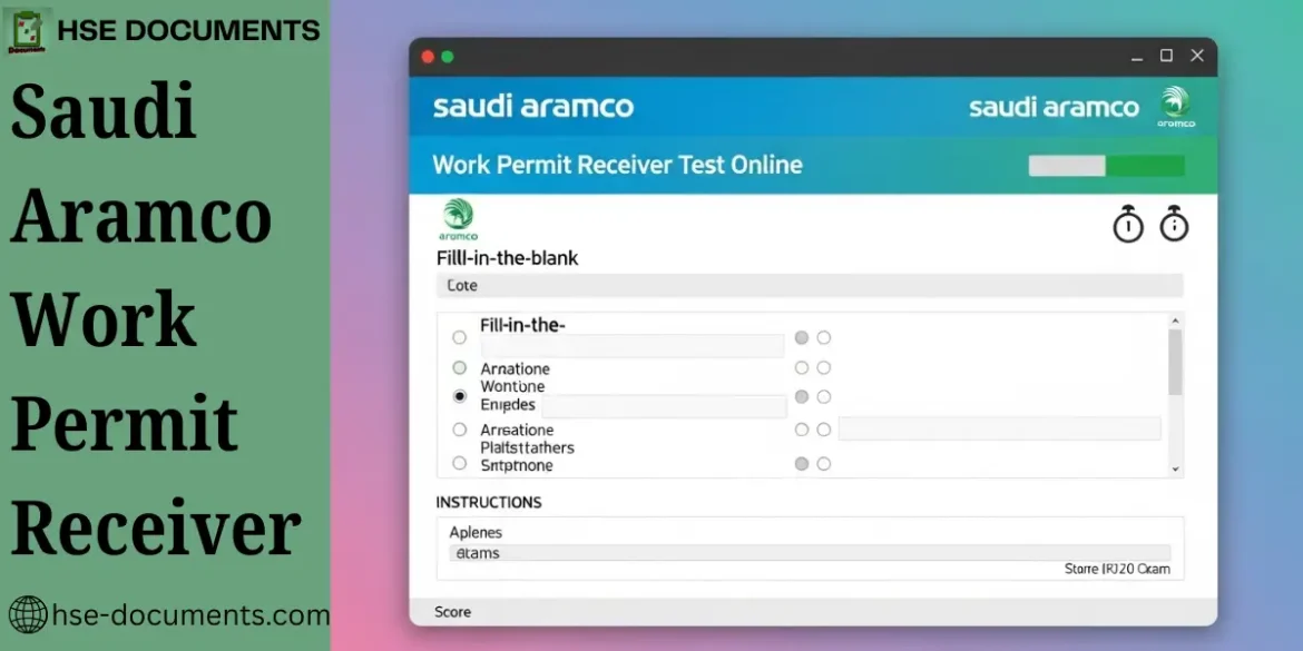 Saudi Aramco Work Permit Receiver Test Online