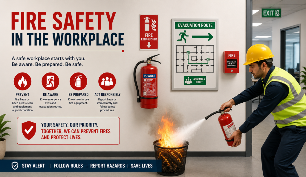Fire Safety In The Workplace How Can You Stay Safe At Work?